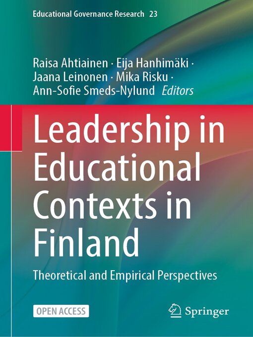 Title details for Leadership in Educational Contexts in Finland by Raisa Ahtiainen - Available